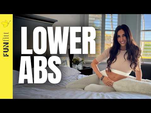 Eliminate LOWER BELLY FAT from the comfort of your bed | Lower Abs