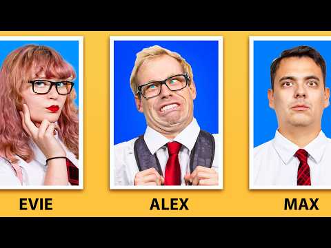 Funny Types of Students in the First Day of School | Funny Back to School Situations by Crafty Hacks