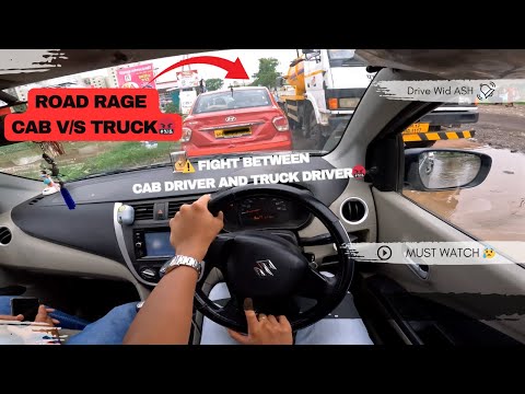 ROAD RAGE CAB V/S TRUCK DRIVER🤬😰 | POV CAR DRIVING 2025 | 4K ASMR ROAD RAGE | DRIVE WID ASH