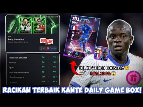 RACIKAN TERBAIK KANTE 101 GRATISAN DAILY GAME BOX! +TRIK GACHA KANTE DAILY GAME BOX