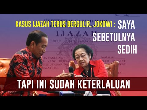 Kasus Ijazah Terus Bergulir, Jokowi : Sebetulnya Saya Sedih, Tapi ini Sudah Keterlaluan