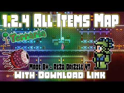 terraria 1.2.4 all items map download