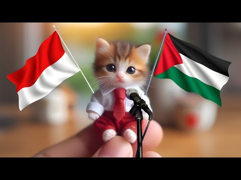 Atuna Tufuli, Kucing imut Nyanyi Lagu Palestina🇵🇸🇵🇸