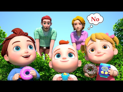 Johny Johny Yes Papa | Tiquiti Tiqui Tic Toc | Canciones Infantiles |  GoBooBoo en Espanõl