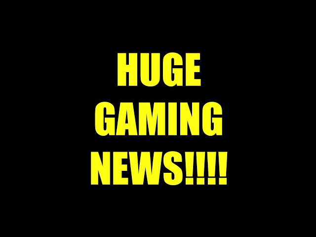 Huge Gaming News!!!! |8 Bit Brody|