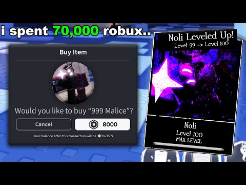 I P2W Noli to Level 100 in Forsaken ROBLOX..