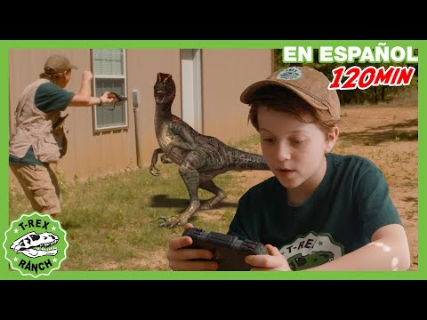 ¡Ranger Aaron y LB en busca del Raptor perdido! | 🦖 T-Rex Rancho | Moonbug Kids - Parque en Vivo!