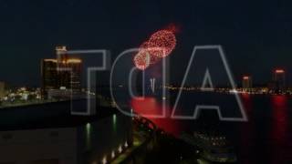 Detroit fireworks  。从安吉洛・汤普森
