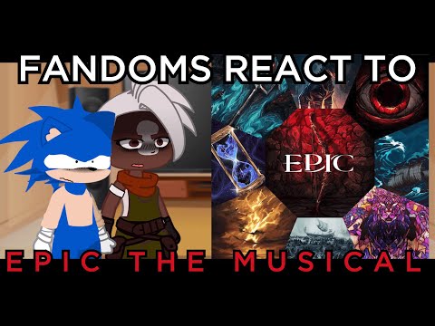 Fandoms React to Eachother | Odysseus | Epic The Musical | Gacha Club