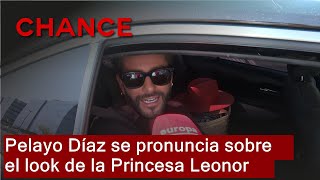 Pelayo Díaz se pronuncia ante el comentado look de la Princesa Leonor en Palma de Mallorca