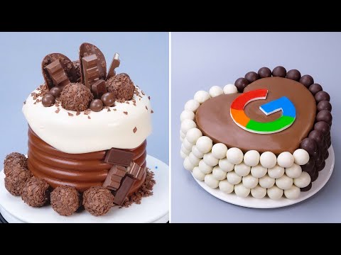 Fancy Chocolate HEART Cake Decorating Recipe | Indulgent Chocolate Cake Decorating Videos