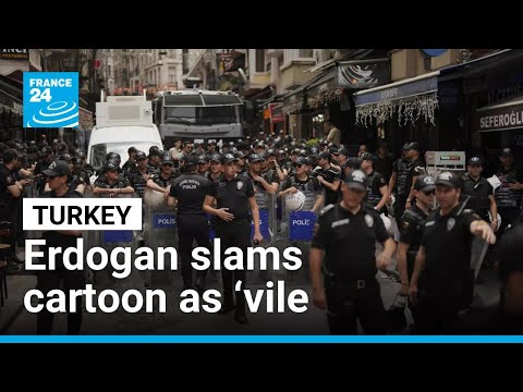 YouTube video thumbnail: Erdogan Condemns Magazine Over Alleged Prophet Cartoon