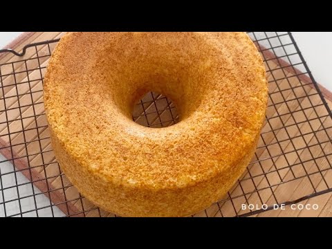 BOLO DE COCO SIMPLES - SUPER FOFINHO - APRENDA EM POUCOS MINUTOS