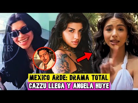 ¡CARA A CARA!🔥CAZZU LLEGA A MÉXICO Y ANGELA AGUILAR HUYE DEL PAÍS | NODAL EN PROBLEMAS