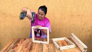 VEM COMIGO RECICLAR E DECORAR USANDO RESTOS DE MADEIRAS 😱