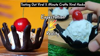 Testing Out Viral Food Hacks By 5 MINUTE CRAFTS | Testing 5 Minute Crafts Viral Hacks|#5minutecrafts