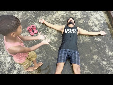 बारिश में चाचा सो गए 🌧️😂 || Vlog 🔥 | देखिए फुल मस्ती 🤣 || Shivansh Prajapati || #viral #video 