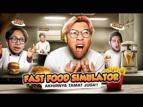 AKHIRNYA RESTORAN BURGER KACIW TAMAT!! - Fast Food Simulator Indonesia Part 7