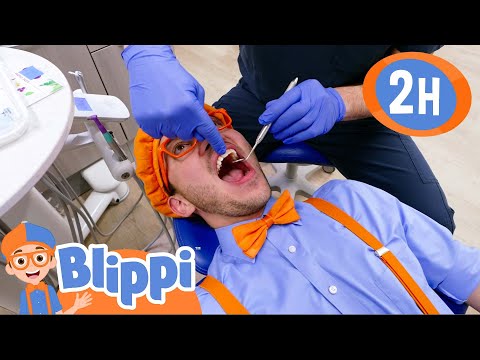 Blippi at the Dentist | Educational Kids Videos | Fun Compilations