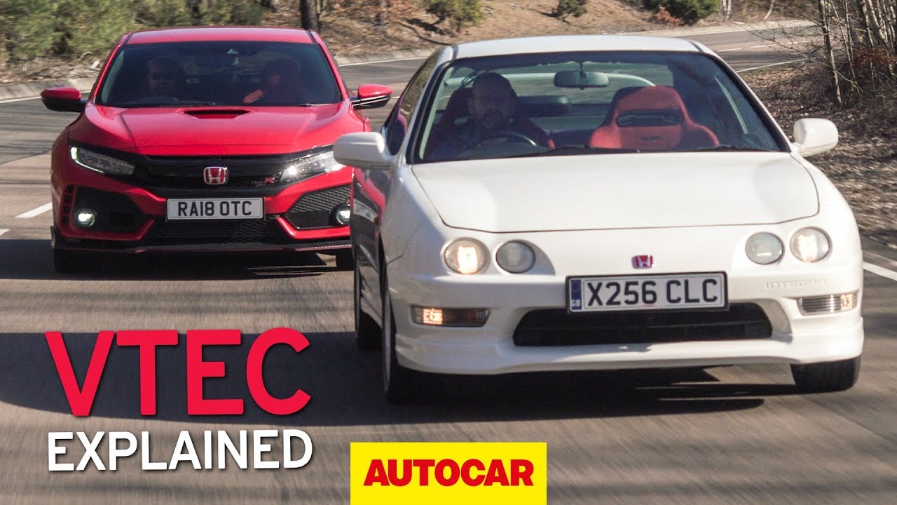 Honda Integra Type R meets 2019 Civic Type R - VTEC explained - Autocar Heroes