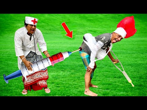 Injection Comedy Video 2025 Must Watch Family Funny Video_Try To Not Laugh Ep - 305 By @cdmama2