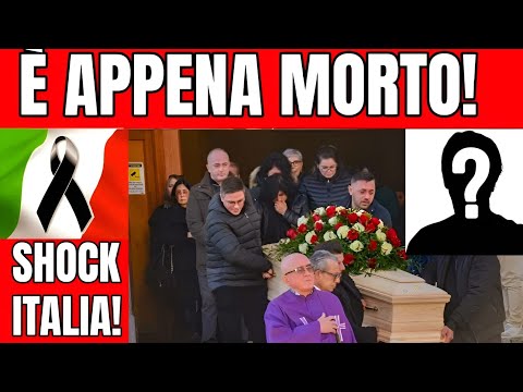 È MORTO POCHI MINUTI FA L'ATTORE ITALIANO! - GRAVISSIMA PERDITA😥