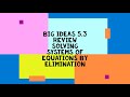 Solving Systems of Equations
