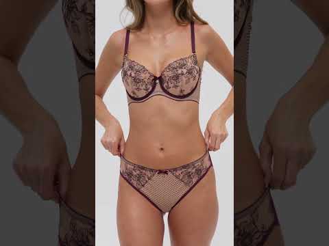 Brazyliany Silvia M300 bakłażanowy