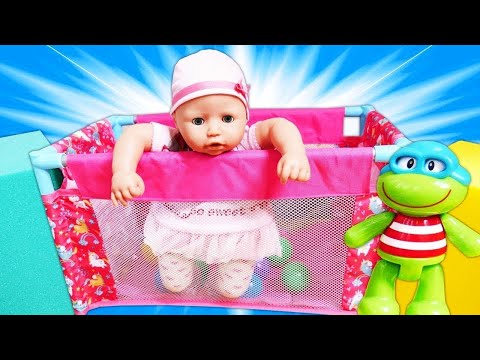 🌳👶 ¡Creando un Parque Seguro para Annabelle! Muñecas Baby Born para Niñas