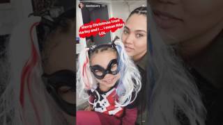 Ayesha Curry and Riley Curry | Instastory | December 2016