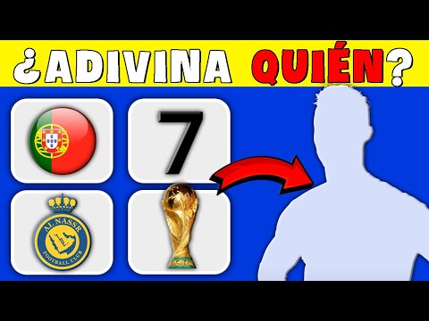 ⚽️🔊Adivina el jugador por EMOJI y camisetas y banderas de jugadores de fútbol Neymar, Ronaldo, Messi