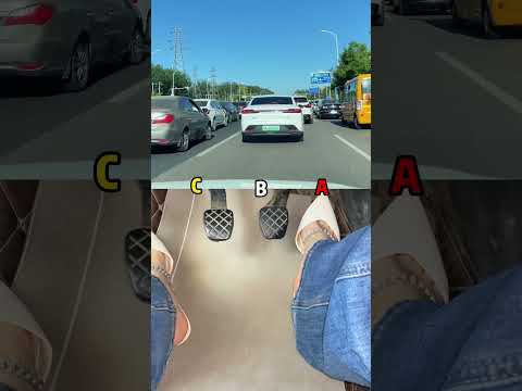 The wrong way to brake can cause you harm!#driving #tips #howto #manual #skills #car