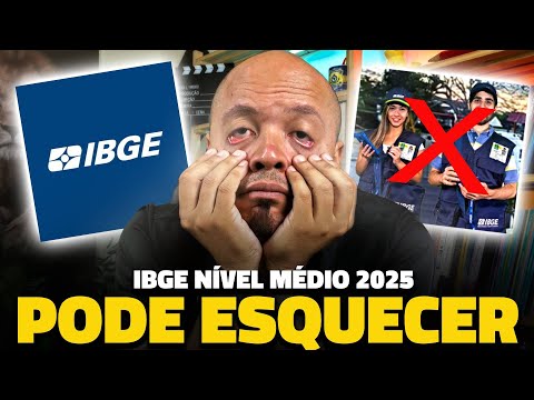 3 MOTIVOS PARA NÃO FAZER O PROCESSO SELETIVO IBGE 2025😰