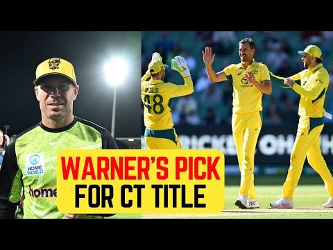 Champions Trophy: David Warner backs Australia to win despite multiple injury problems |Sports Today