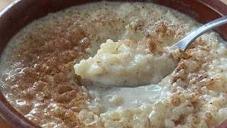 Arroz con leche en olla de cocción lenta