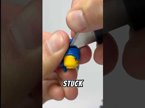 Fixing a Stuck LEGO Minifigure with YOUR Comments (You Won’t Believe How!) #lego #legos #shorts