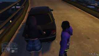 GTA V RP | Pushing Benz on Highway - Trill NYC