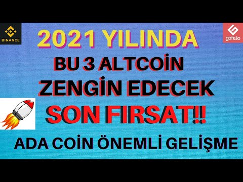 2021 Yilinda Bu 3 Altcoin Zengin Edecek!! Mayis Ayi Altcoin