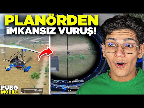 PLANÖRDEN İMKANSIZ VURUŞU YAPTIM! - PUBG MOBİLE