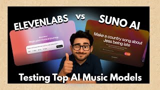 Testing top AI music models by ElevenLabs and Suno