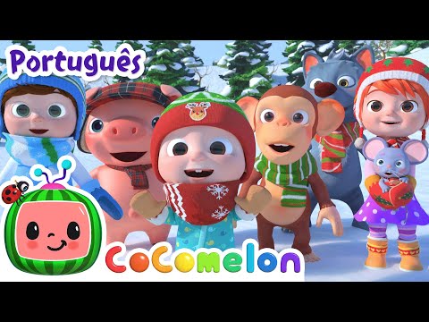 Brincando na neve com o JJ ❄️☃️|  CoComelon | Músicas Infantis e Desenhos Animados em Português