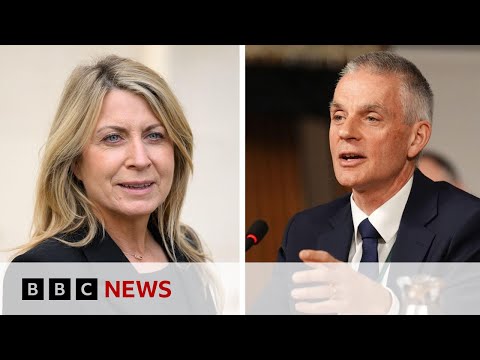 YouTube video thumbnail: US President Donald Trump Welcomes BBC Bosses' Resignations