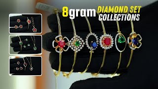 8 ഗ്രാമിൽ ഒരു DIAMOND SET COLLECTION കണ്ടാലോ ?