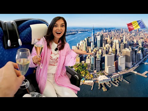 Am zburat la Business Class spre cel mai scump oraș din America | București - New York (direct)