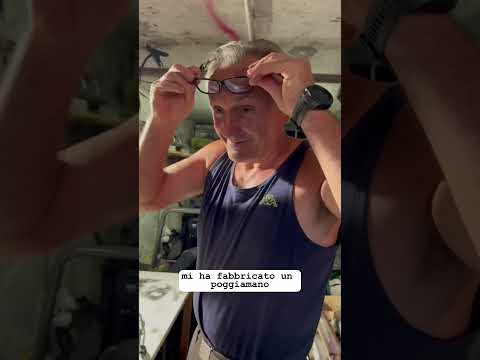 Con un pezzo di Water 😂❤️ #simonepedersoli #macgyver #papà #riciclare #disabilità