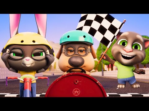 Talking Tom 🏎️ La carrera épica 🏁  Episodio 247 🔥 Super Toons TV - Dibujos animados en Español