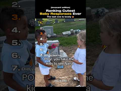 Ranking The Top 7 Cutest Baby Responses Ever (Innocent Edition)