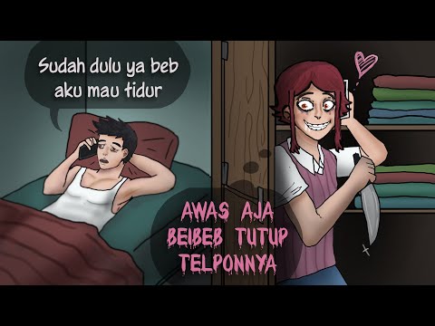 PACAR BARU -  Hanya Aku yg boleh didekatmu! #HORORMISTERI | Kartun Drama Horror, Animasi Sekolah