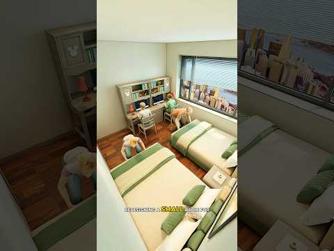 Designing a bedroom for sibsling #shorts