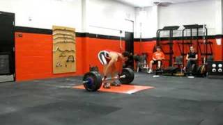 20 Year Old Kyle Crooks C&J 129kg @ 69kg